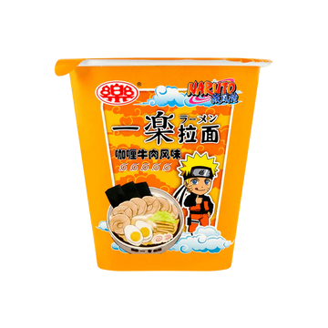 Naruto Instant Noodles 61.5g Slow Fire Veal Flavor