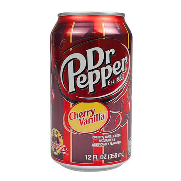 Refresco Dr Pepper Cherry Vainilla 12oz Lata