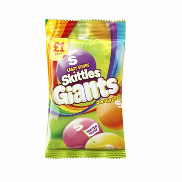 Skittles GIANTS Soft Heart 116 gr (Inglaterra)