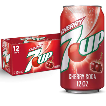 7UP Cherry Soda, 12 Oz lata Cereza