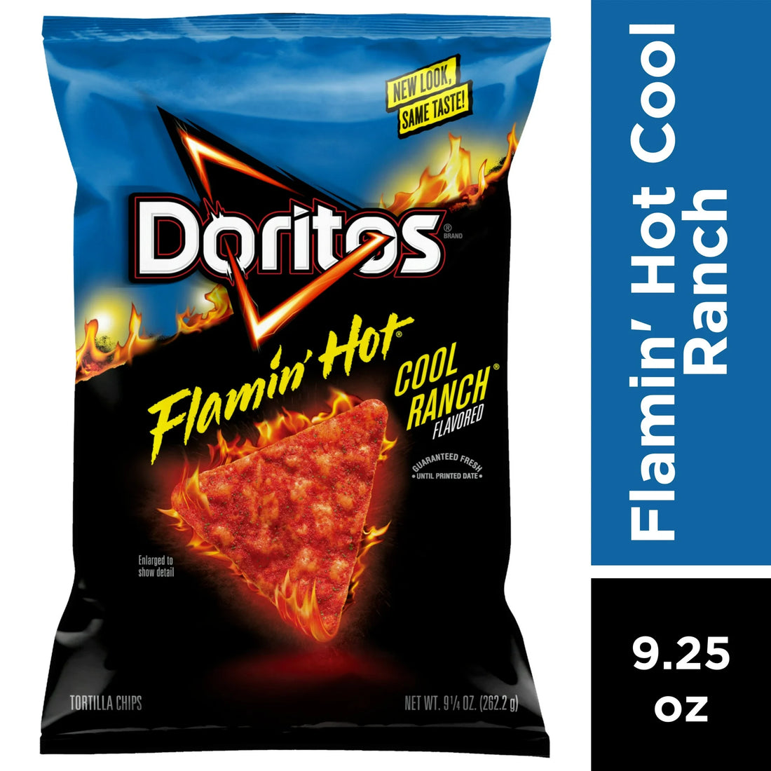 Doritos Tortilla Chips, Flamin' Hot Cool Ranch Flavored, 9.25 oz