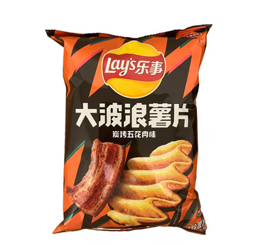 Lay's Charcoal Grilled Pork Belly Flavor碳烤五花肉味 Potato Chips 135g