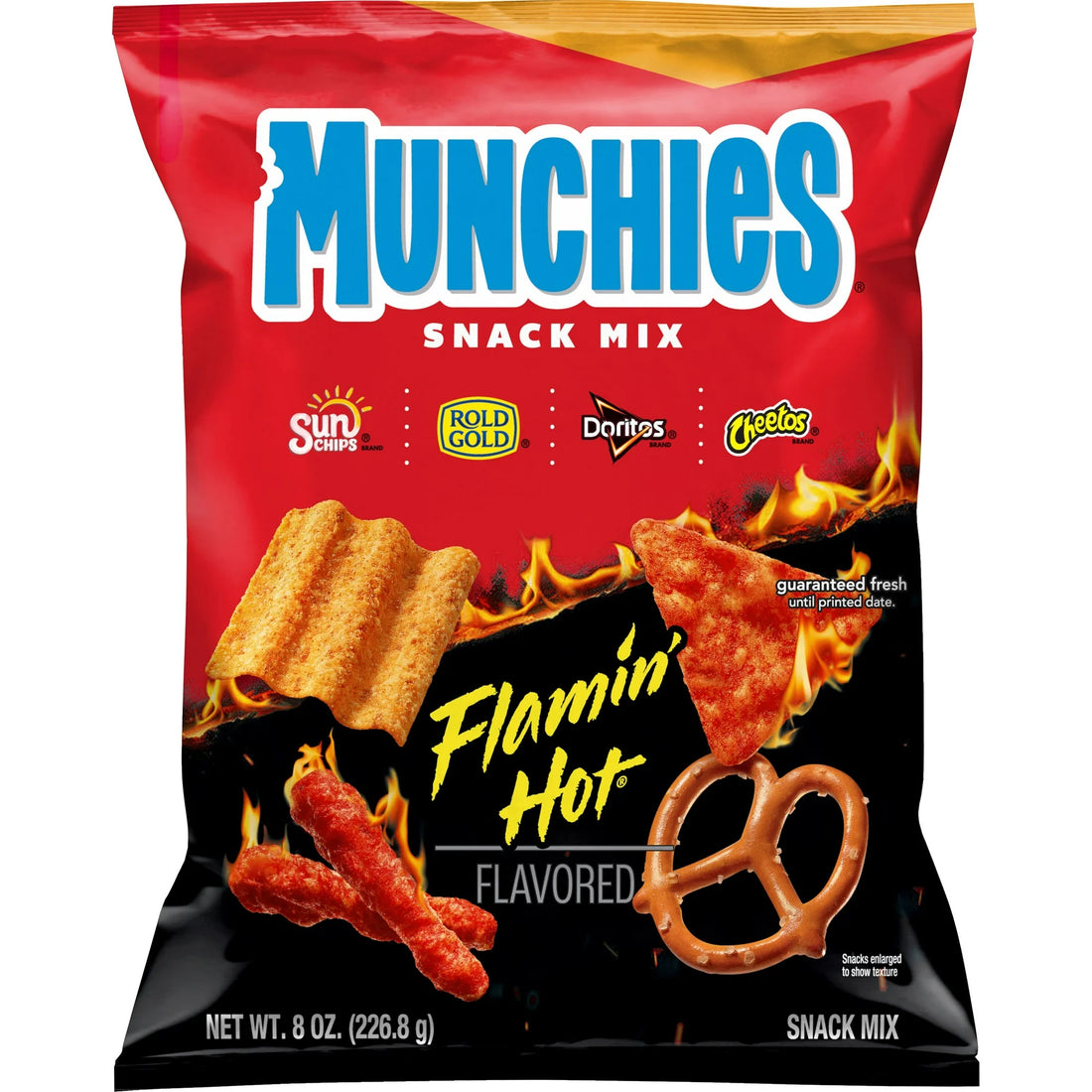 Munchies Flamin' Hot Flavored Snack Mix, 8 oz