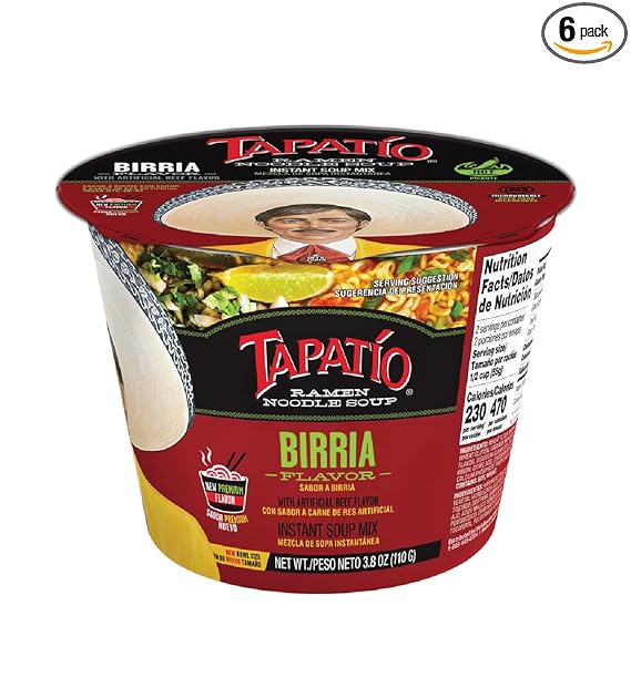 Tapatio Ramen sabor Birria (110g)