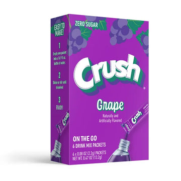 Crush Grape Drink Mix (6 paquetitos)