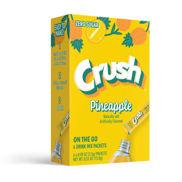 Crush Pineapple Drink Mix (6 paquetitos)
