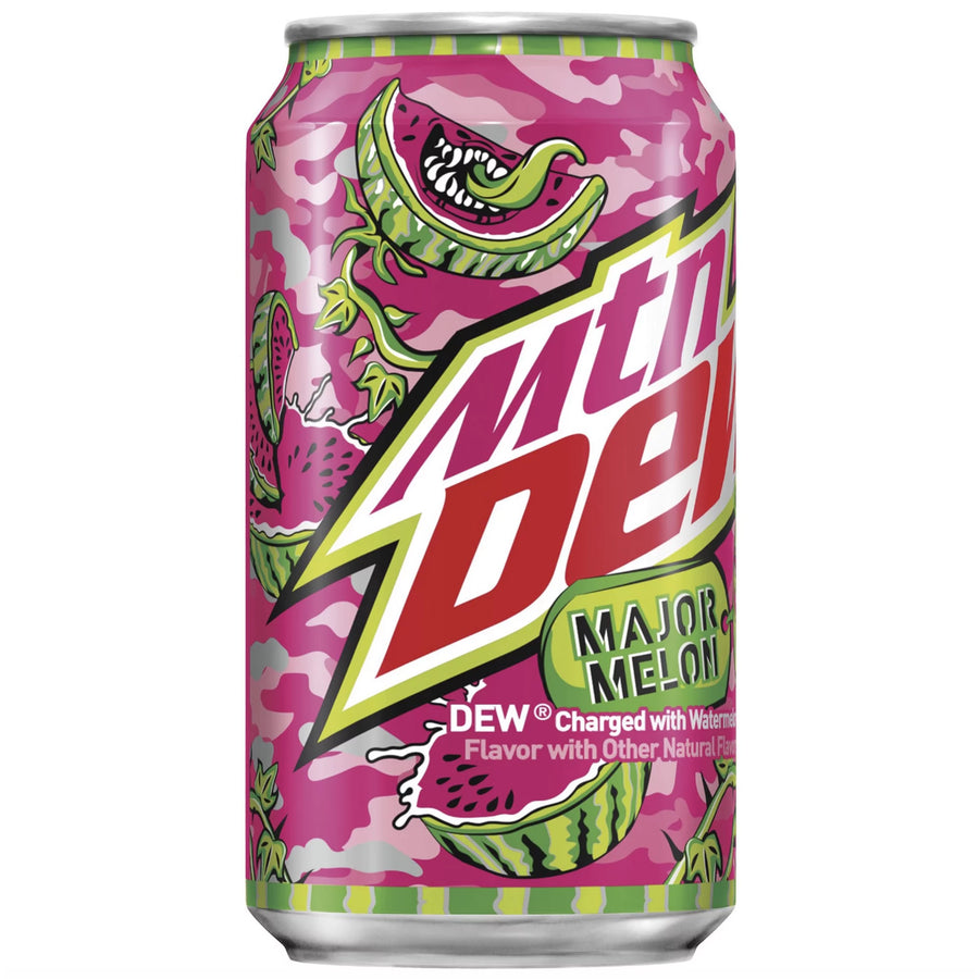 Mountain Dew  Major Melon Lata, 12 oz