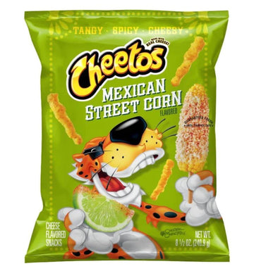 Cheetos Cheese Flavored Snack Chips, Street Corn, Bolsa 8.5 oz Sabor Elote