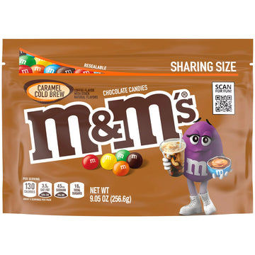 M&M'S Caramel Cold Brew Chocolate , Sharing Size - 9.05 oz