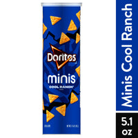 Doritos Minis Cool Ranch  Snack Chips, 5.125 oz Lata
