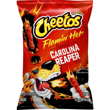 Cheetos, Flamin' Hot Sweet Carolina Reaper 8.5 oz EDICIÓN LIMITADA