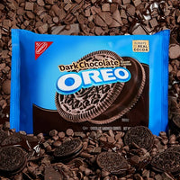 OREO Dark Chocolate Cookies, Family Size, 17 oz