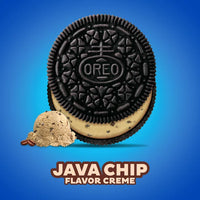 OREO Java Chip Flavored Creme Chocolate Sandwich Cookies, Family Size, 17 oz